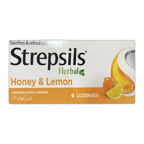 Reckitt Strepsils Comfort Honey & Lemon, 6-Pack
