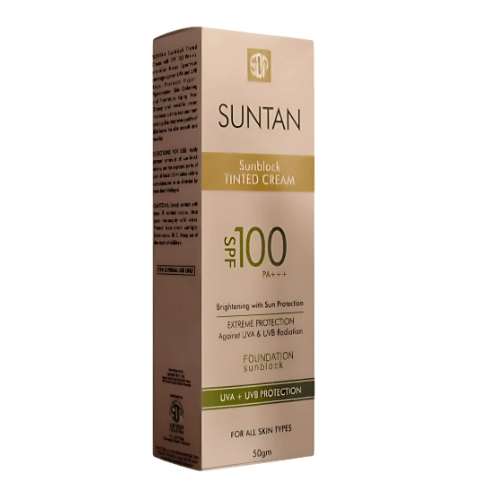 SUNTAN SPF 100 Tinted Sunblock Cream