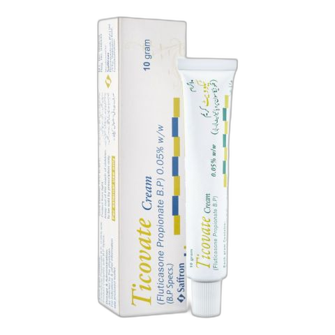 Saffron Pharmaceuticals Ticovate Cream, 10g