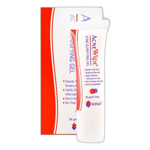 Safrin Skin Care Acne Wipe Clarifying Gel, 15g