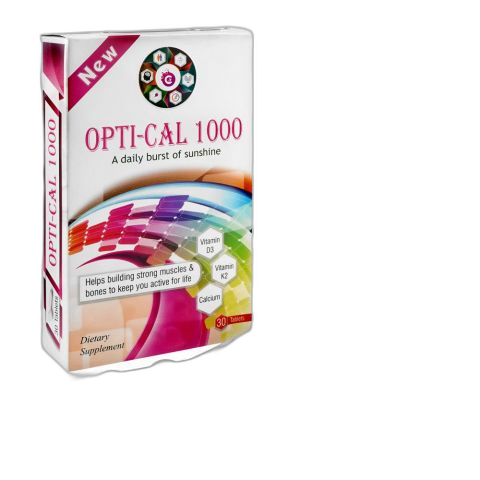 Sais Life Science Opti-Cal 1000 Tablet, Dietary Supplement, 30-Pack