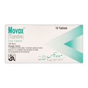 Sami Pharmaceuticals Movax Tablet, 2mg, 10-Pack