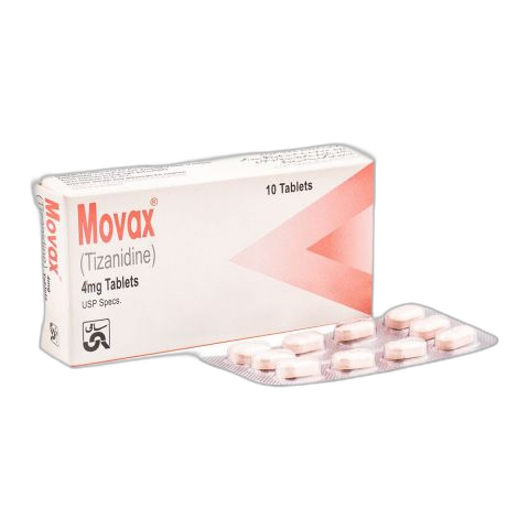 Sami Pharmaceuticals Movax Tablet, 4mg, 10-Pack