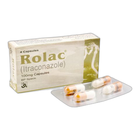 Sami Pharmaceuticals Rolac Capsule, 100mg, 4-Pack
