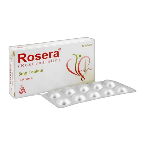 Sami Pharmaceuticals Rosera Tablet, 5mg, 10-Pack