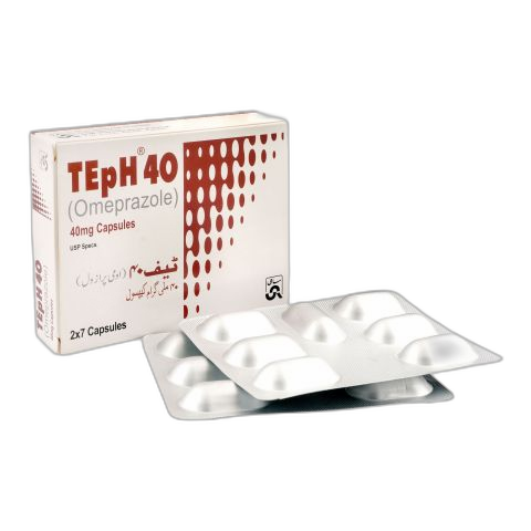 Sami Pharmaceuticals Teph Capsule, 40mg, 14-Pack