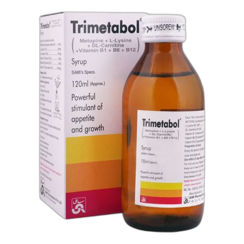 Sami Pharmaceuticals Trimetabol Syrup, 120ml