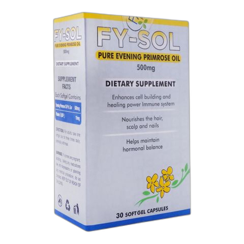 SanCura Pharma FY-Sol Dietary Supplement Capsule, 500mg, 30-Pack
