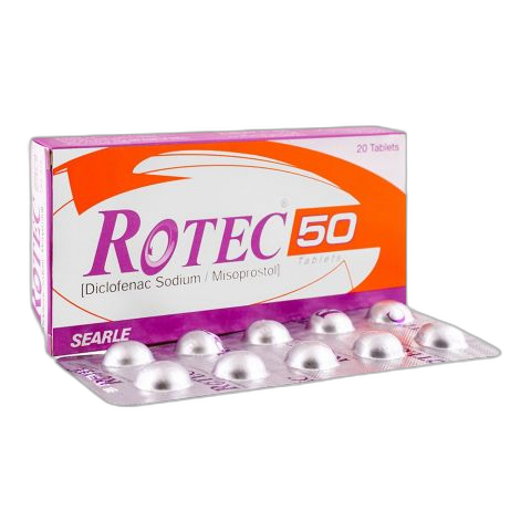 Searle Rotec Tablet, 50mg, 1-Strip