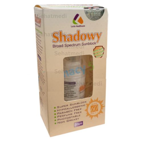 Shadowy SPF 60 PA++ Broad Spectrum Sunblock 30g