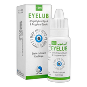 Shaigan Pharmaceuticals Eyelub Sterile Lubricant Eye Drops, 15ml