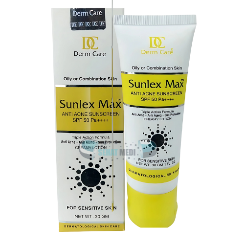 Sunlex Max Anti Acne Sun Screen SPF 50 Pa+++