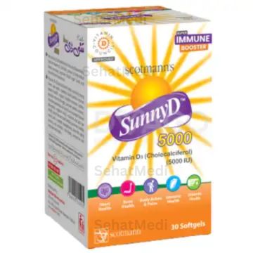 Sunny D 5,000 IU 60s 5000 IU softgel capsule