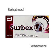 Surbex Z Tablets (1 Bottle = 30 Tablets)