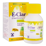 Tabros Pharma E-Clar Granules, 250mg/5ml 60ml