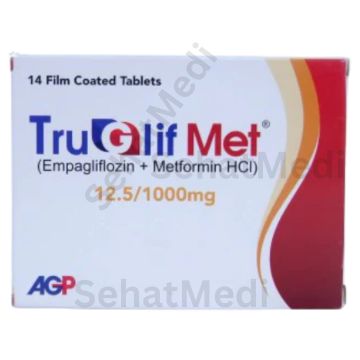 Truglif Met 12.5 mg / 1000 mg tablet