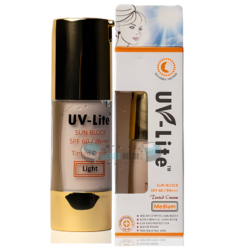 UV-Lite Tinted Cream Sun Block SPF 60 -Light