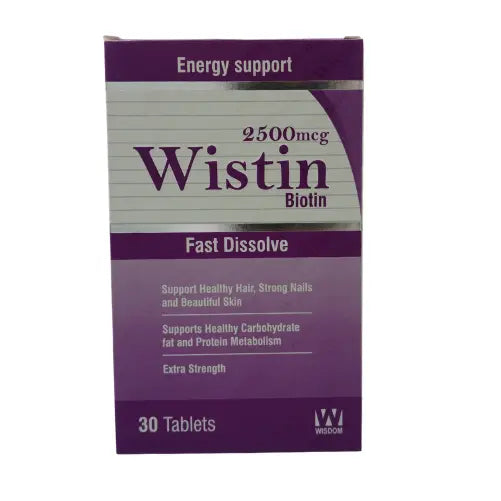 Wistin Biotin 2500mcg tablets