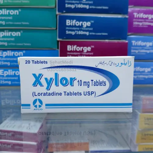 ATCO Laboratories Xylor Tablet, 10mg, 20-Pack – SehatMedi Online Pharmacy