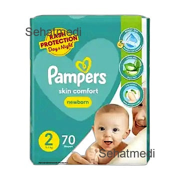 Pampers Dry Diapers Mega Pack Small Size 2 70Pcs