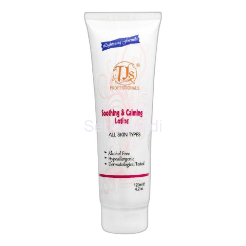 TJs Professionals Soothing & Calming Lotion, Alcohol Free, All Skin Types, 120ml