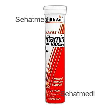 Healthaid Vitamin C Orange Flavour Effervescent Tablets 1000Mg (1 Bottle = 20 Tablets)
