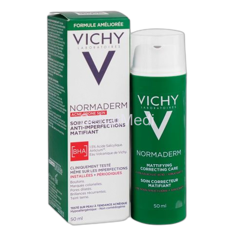 Vichy Normaderm Correcting Anti-Blemish Care, For Oily Skin, 50ml