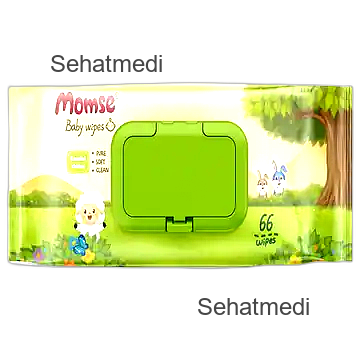 Momse Wipes Regular Pack (Box = 66Pcs)