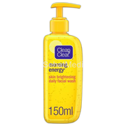 Clean & Clear Morning Energy Skin Brightening Daily Facial Wash, Oil Free, 150ml