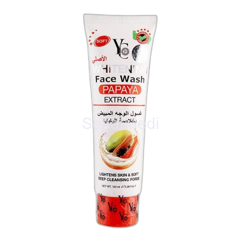 YC Whitening Papaya Extract Face Wash, 100ml