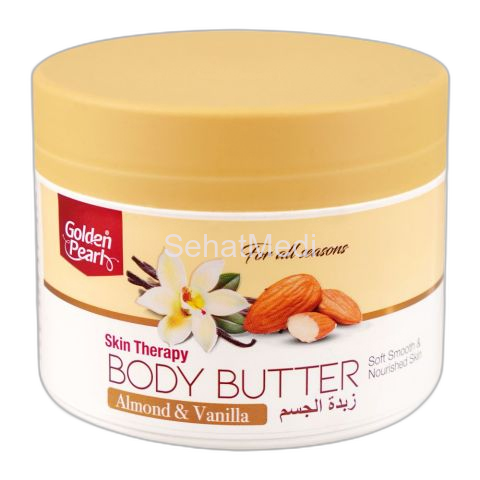 Golden Pearl Skin Therapy Almond & Vanilla Body Butter, 200ml