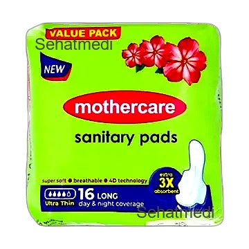 Mothercare Ultra Thin Long Sanitary Pads 16Pcs