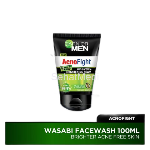 Garnier Men Acno-Fight Wasabi Facewash, 100ml