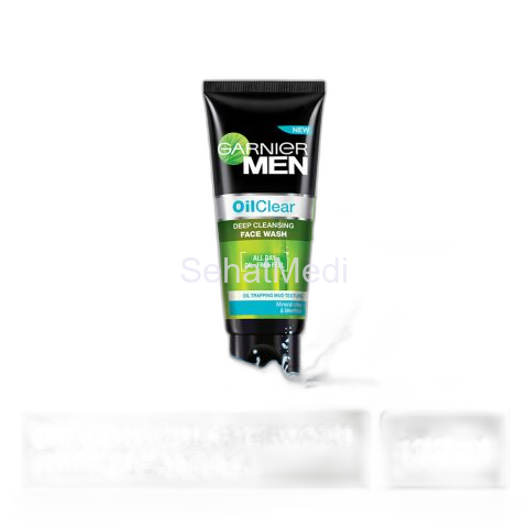 Garnier Men Oil Clear Deep Cleansing Face Wash, 100gm