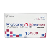 Piotone Plus Tablets 15mg/500mg