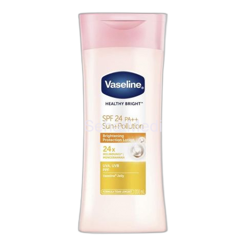 Vaseline Healthy Bright Sun+Pollution Protection Lotion With SPF-24 and PA++, 200ml