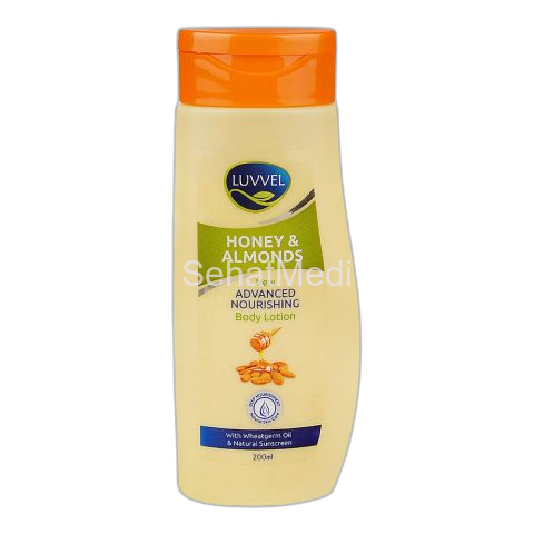 Luvvel Honey & Almonds Body Lotion, 200ml