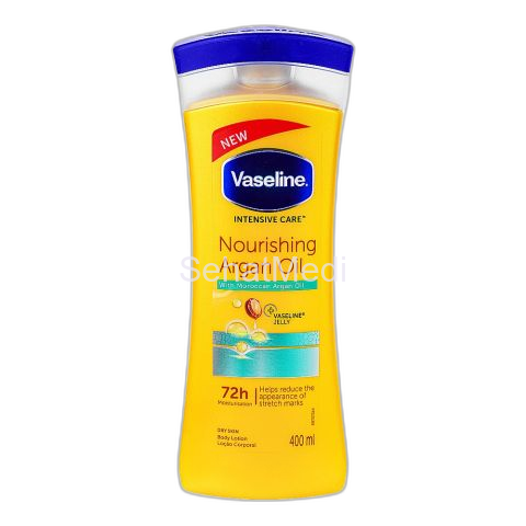 Vaseline Intensive Care Nourishing Argan Oil Body Lotion, For Dry Skin, 400ml