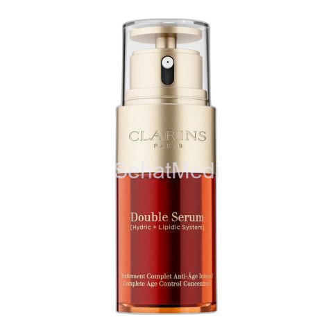 Clarins Paris Double Serum Complete Age Control Concentrate, Hydric + Lipdic System, 30ml