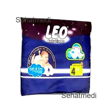 Leo Baby Diapers Regular Pack Large Size 4 24Pcs