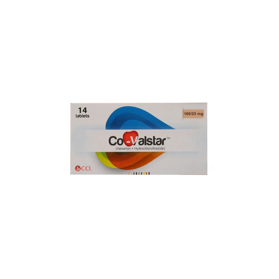 Co-Valstar Tablets 160mg/25mg
