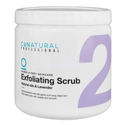 CoNatural Professional Hand & Feet Exfoliating Scrub (2), Naturals Oil & Lavender, 1000ml