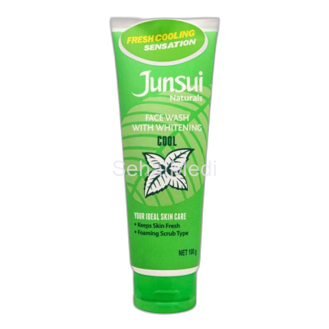 Junsui Cool Facial Wash With Whitening, 100g