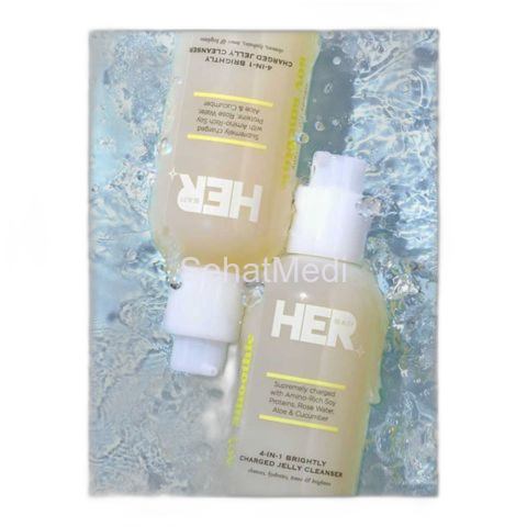 Her Beauty Soy Smoothie 4-In-1 Brightly Charged Jelly Cleanser, 200ml