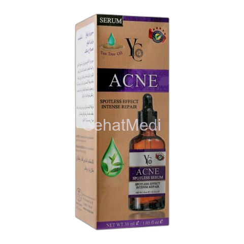 YC Acne Spotless Effect Intense Repair Serum, With Tea Tree Oil, 30ml