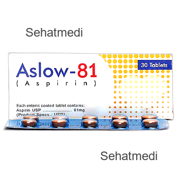 Aslow-81 81mg tablet 3x10's