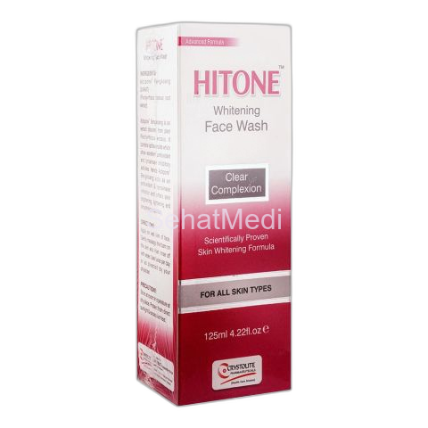 Crystolite Pharmaceuticals Hitone Whitening Face Wash, For All Skin Types, 150ml