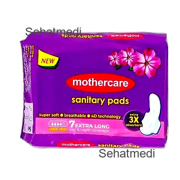 Mothercare Ultra Thin Extra Long Sanitary Pads 7Pcs