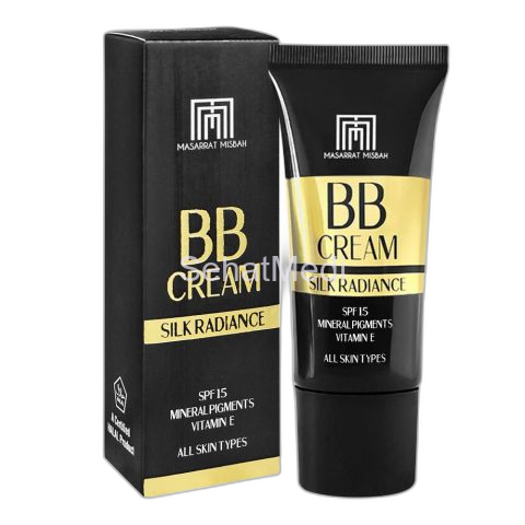 Masarrat Misbah Silk Radiance BB Cream Medium Tan, SPF 15, Vitamin E, 30ml