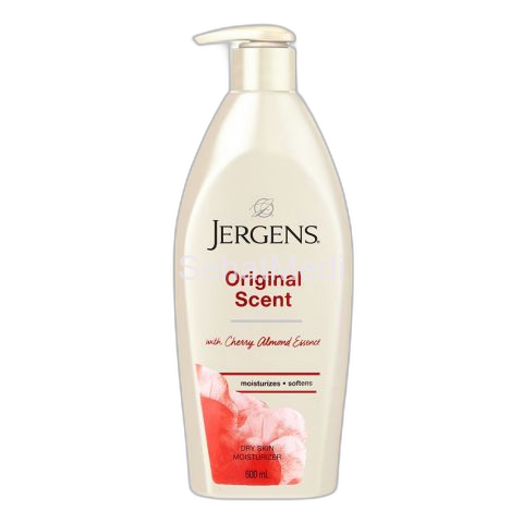 Jergens Original Scent With Cherry Almond Essence Body Lotion, 600ml